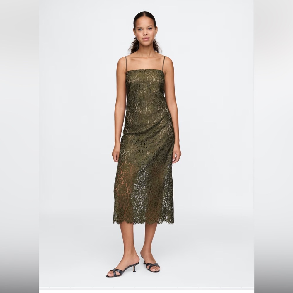 Gap Lace Midi Dress NWT
